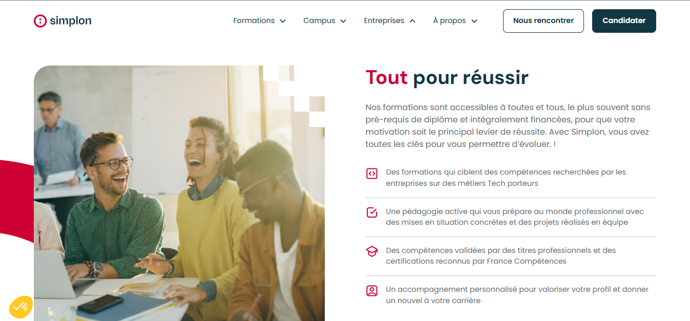 Simplon Redesign Mockup